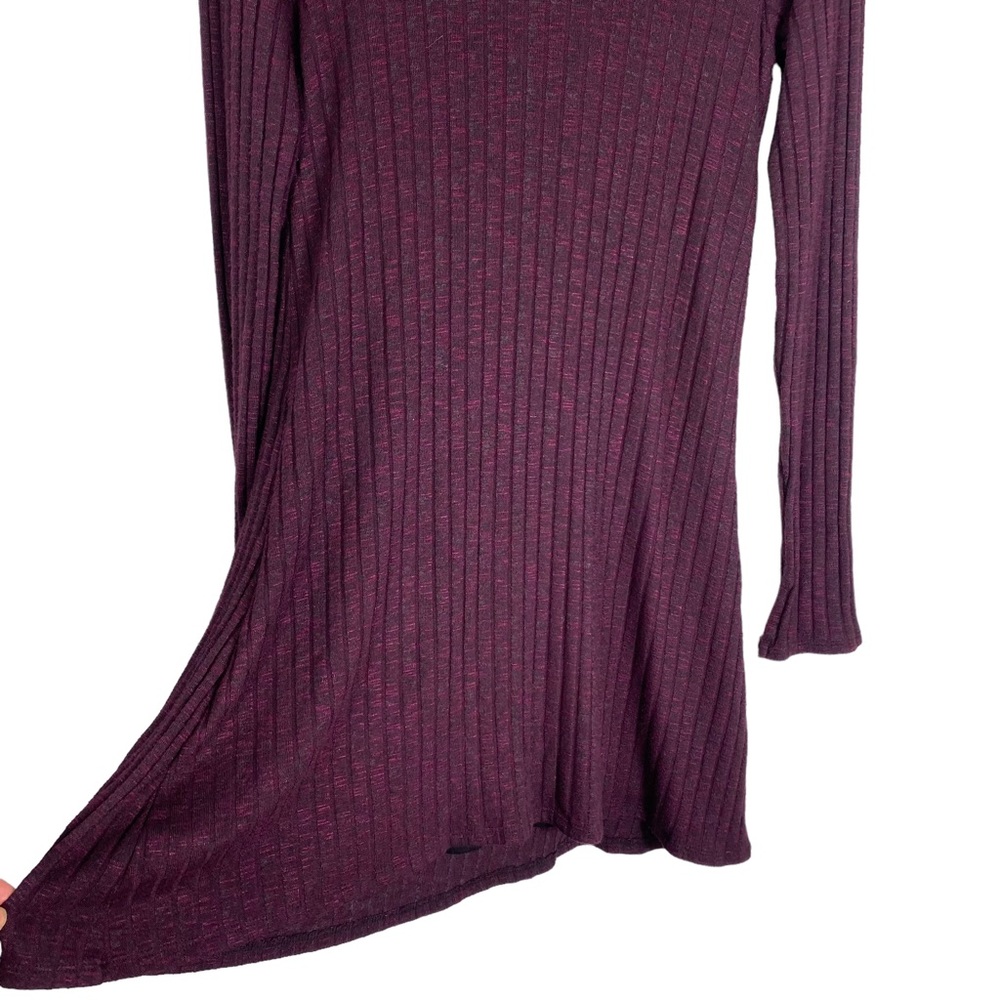 Michael Stars Ribbed Mini Dress Size M Jasper Boy Cut Out Mock Neck Office - Picture 8 of 12